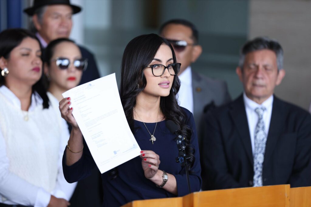 La presidenta de la Asamblea Nacional desmintió una denuncia por presunto delito de rebelión