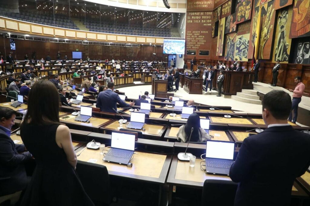 Las nuevas laptos ya fueron instaladas en el pleno de la Asamblea Nacional.
