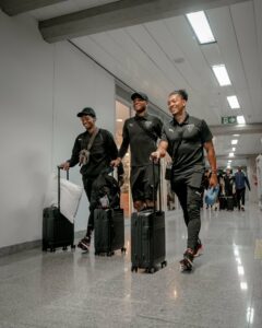 Liga de Quito ya está en Brasil para medirse a Flamengo este jueves.