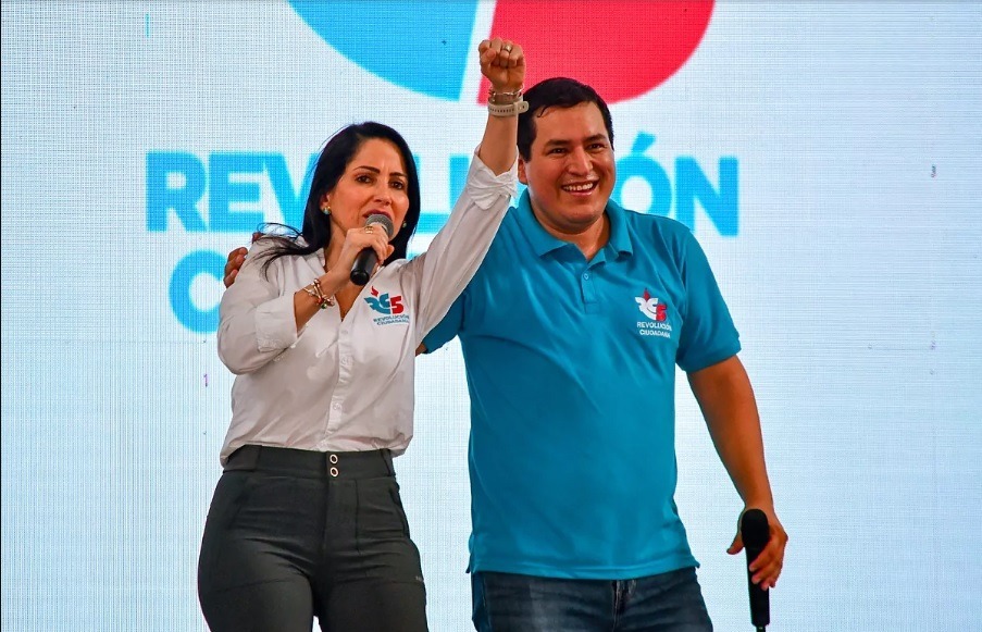 Luisa González, excandidata presidencial por el movimiento Revolución Ciudadana.