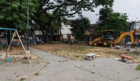 El Municipio de Guayaquil, comenzó la reconstrucción de cuatro parques y cinco canchas deportivas.