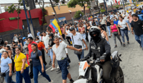 Plantón en la Bahía: comerciantes exigen protección contra la delincuencia