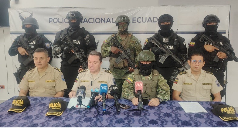 Fuerzas del orden ejecutan operativo en Manabí contra redes delictivas