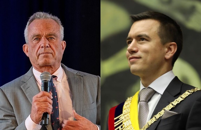 Robert F. Kennedy Jr. lidera delegación de Estados Unidos en posesión presidencial de Daniel Noboa