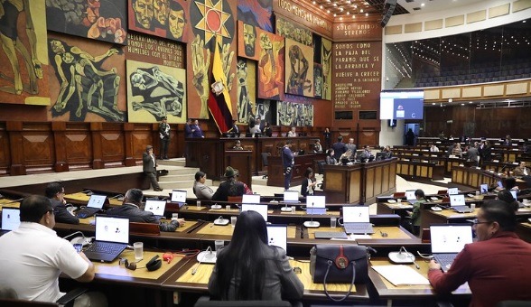 Sesión del pleno de la Asamblea Nacional del Ecuador