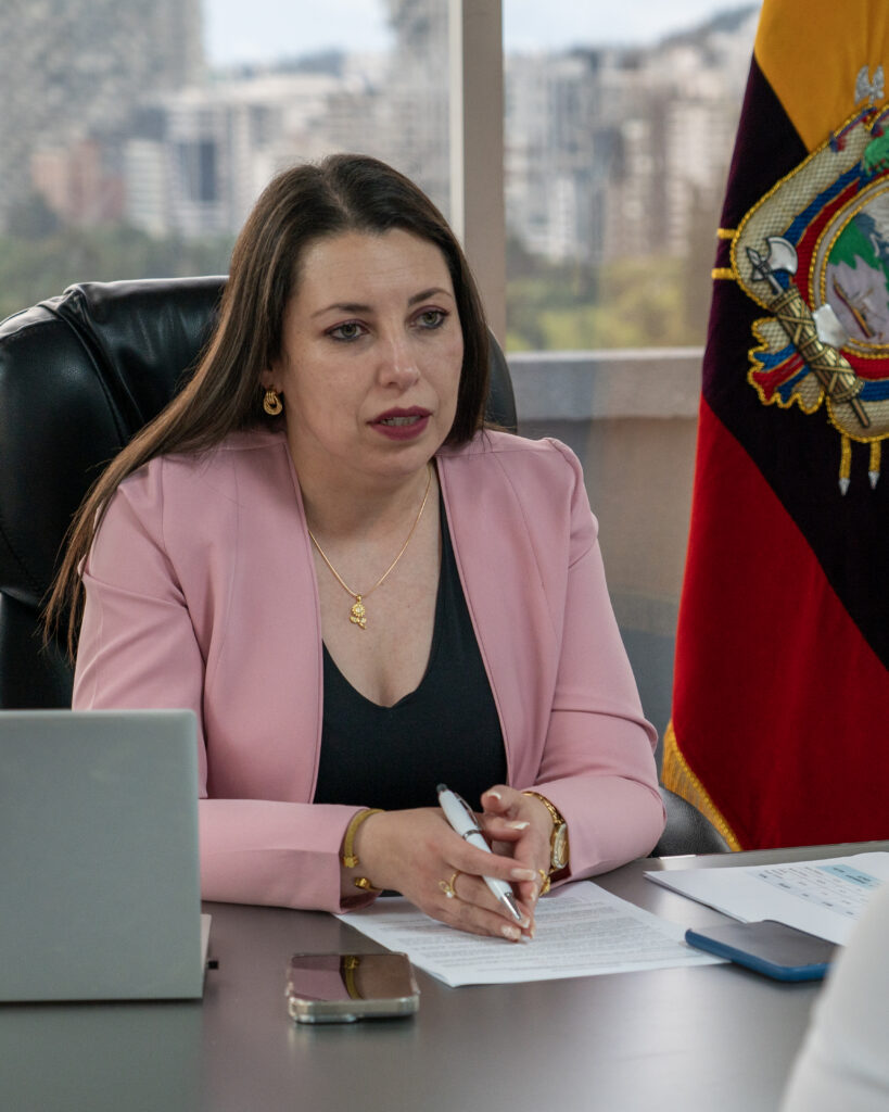 Superintendenta Economía Popular,Christina Ivonne Murillo Navarrete.