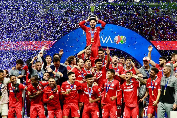 Toluca conquista su undécimo título de Liga MX tras 15 años de sequía.