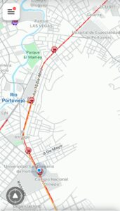 Avenida Metropolitana y 15 de Abril: alto tráfico vehicular desde la entrada al cantón hasta pasando el Ecu-911.