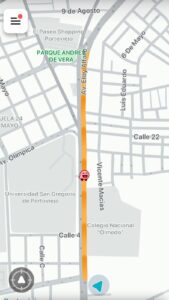 Tráfico vehicular denso en Portoviejo este miércoles 14 de mayo