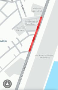 Tráfico vehicular intenso en vías principales de Portoviejo