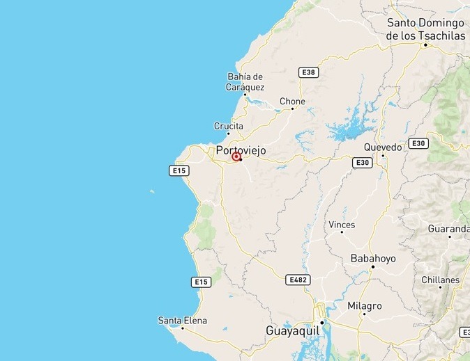 Tres sismos de magnitudes entre 4.0 y 4.2 grados sacudieron la provincia de Manabí en menos de media hora.