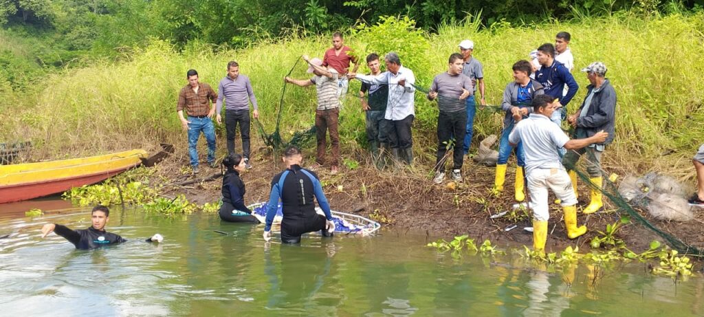Tecnología de última generación permitió este rescate de una persona desaparecida en la represa La Esperanza, en Bolívar
