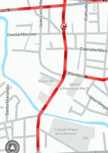 tráfico vehicular