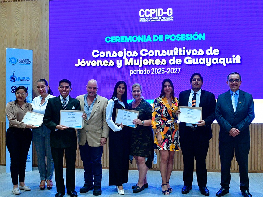 El Consejo Cantonal de Protección Integral de Derechos realizó la posesión oficial de los nuevos integrantes de los Consejos Consultivos de Jóvenes y Mujeres.