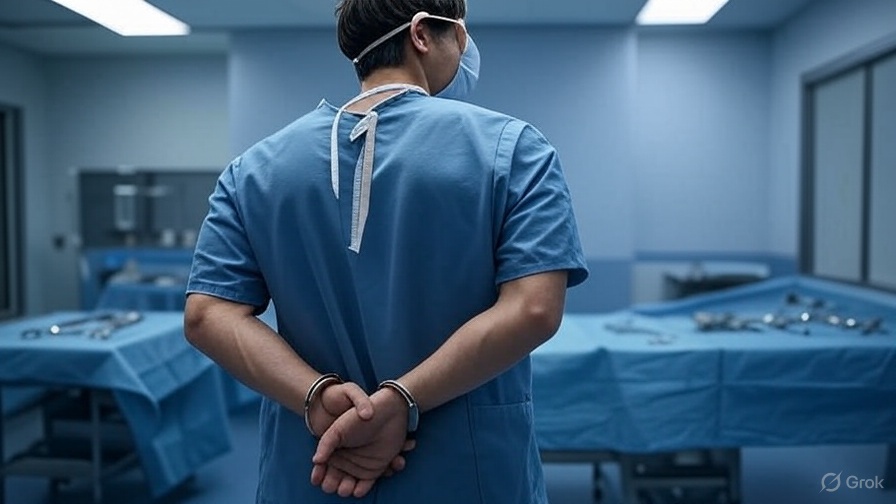 Médico cirujano es detenido por abuso sexual a una paciente.