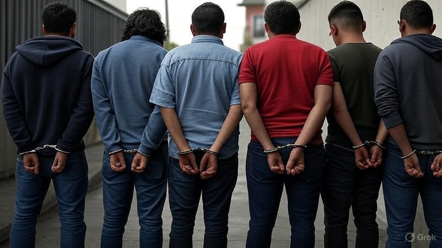 Seis personas recibieron sentencia por el delito de tráfico de armas.