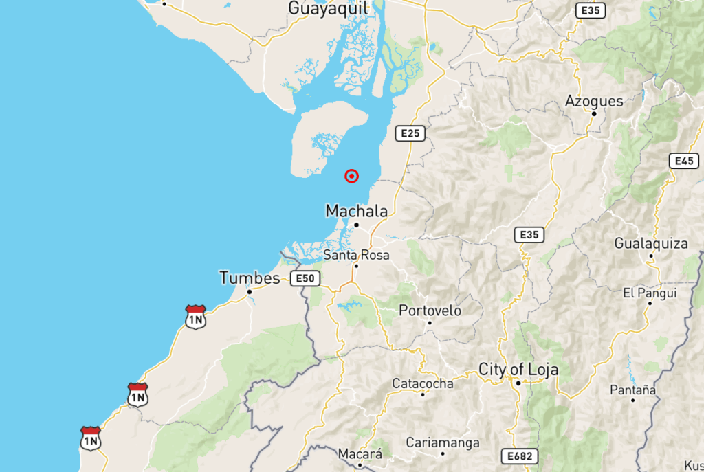 Ecuador reporta nuevo sismo en Machala, El Oro; no se reportan daños ni víctimas