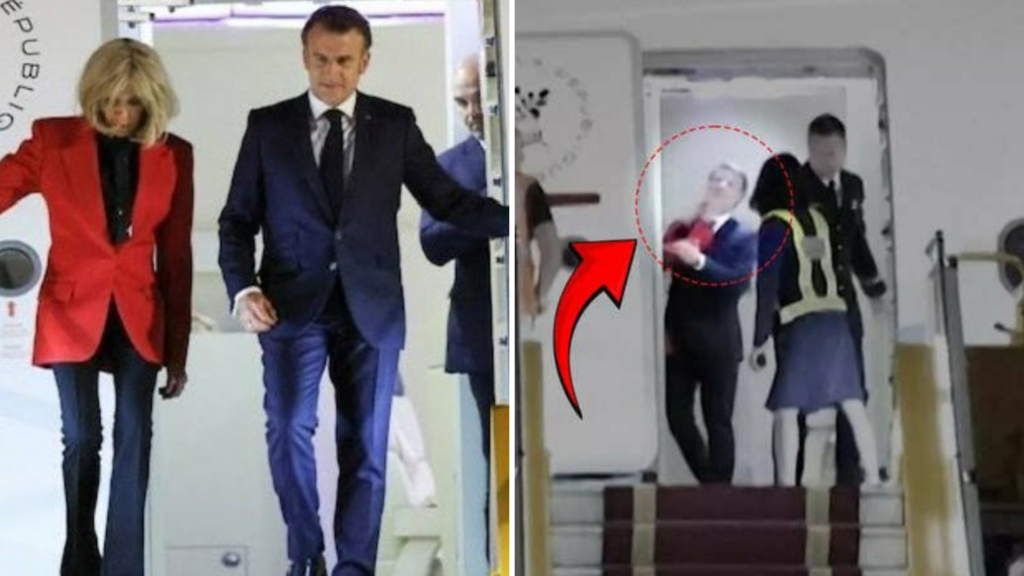 ¿Qué pasó en el avión Emmanuel Macron se pronuncia tras video que muestra una presunta agresión de su esposa