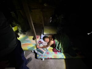 Así mantenían a la víctima de secuestro que fue rescatada por la Policía.