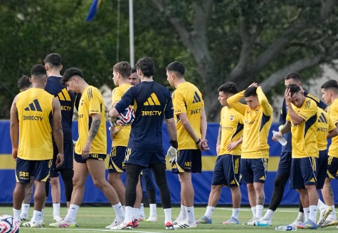 Boca Juniors entrenado en Miami Estados Unidos