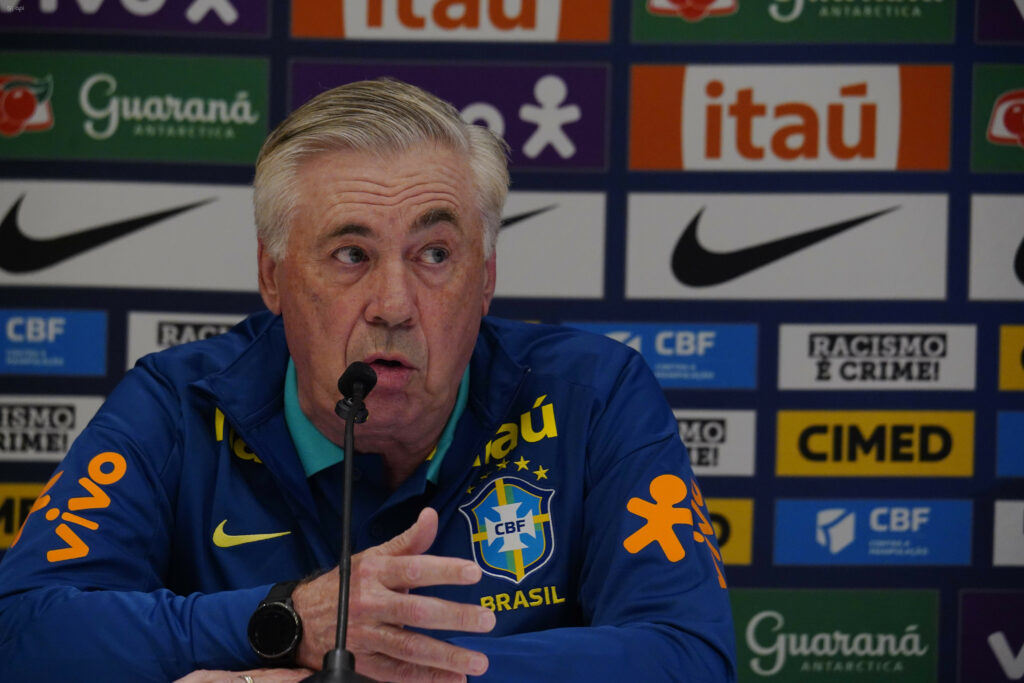Carlo Ancelotti, técnico de Brasil Ecuador es un equipo que muestra gran calidad