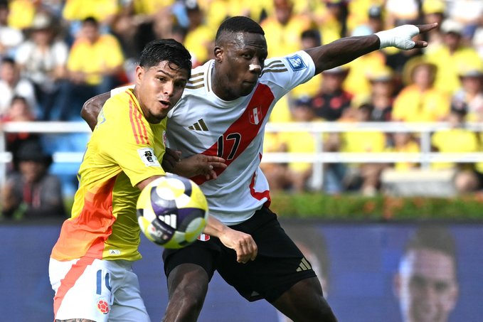 Colombia no pasa del empate frente a Perú en las Eliminatorias rumbo al Mundial