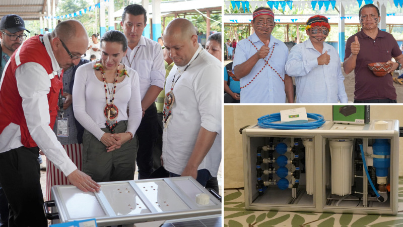 Comunidades Achuar y Shuar en Taisha reciben soluciones hídricas y sanitarias