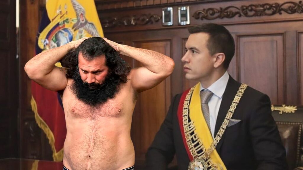 Daniel Noboa confirma detención de José Adolfo Macías Villamar, alias "Fito", líder de la organización criminal "Los Choneros"