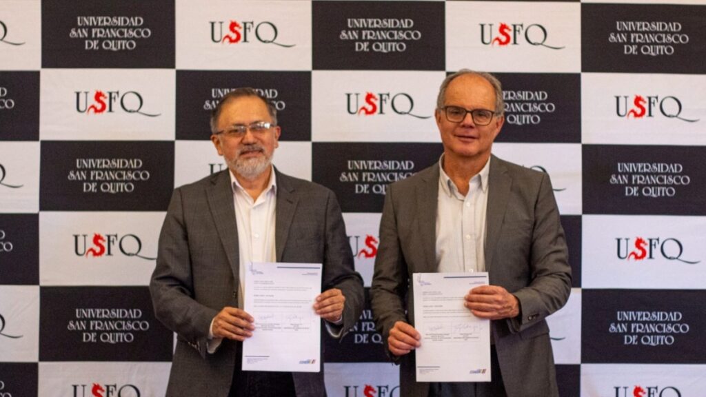 El INIAP y la USFQ firman convenio para fortalecer la investigación en el sector agropecuario del Ecuador. (INIAP).