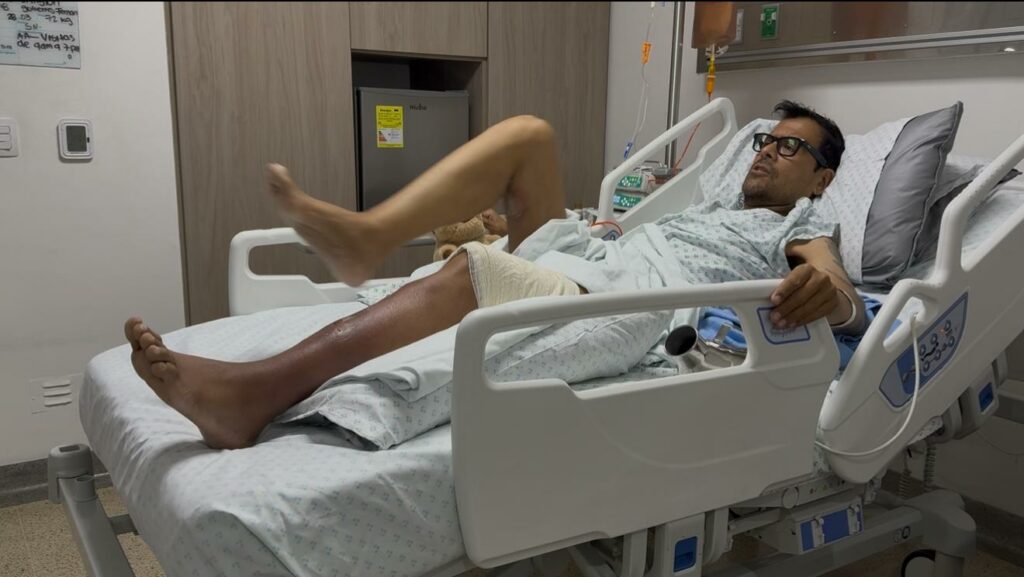 El conmovedor mensaje de Jorge Gutiérrez desde su cama de hospital en Medellín
