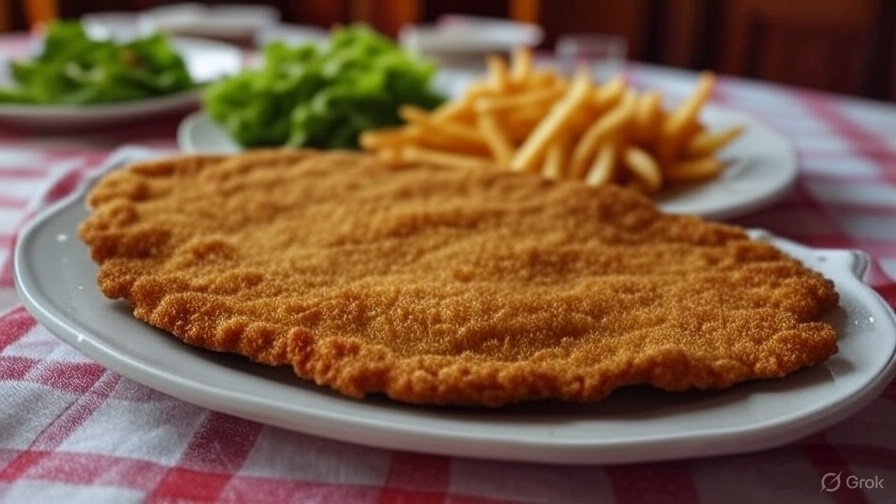 La milanesa es un plato muy popular en Argentina.