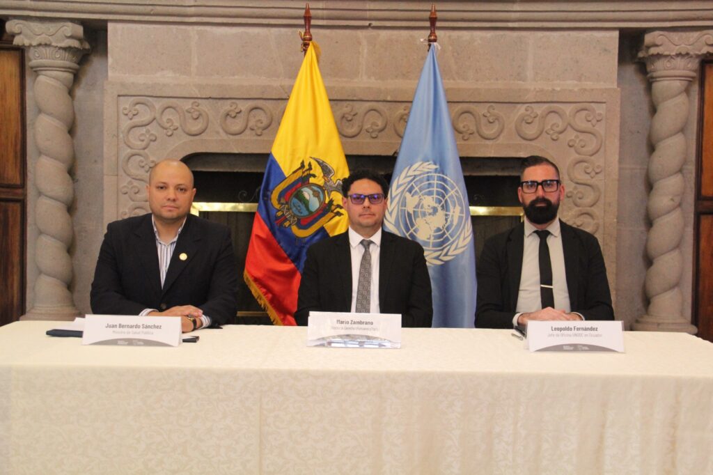 Inversión de USD 27 millones impulsa programas antidrogas y de salud mal en Ecuador