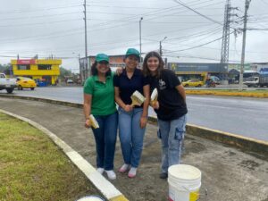 minga de limpieza Santo Domingo