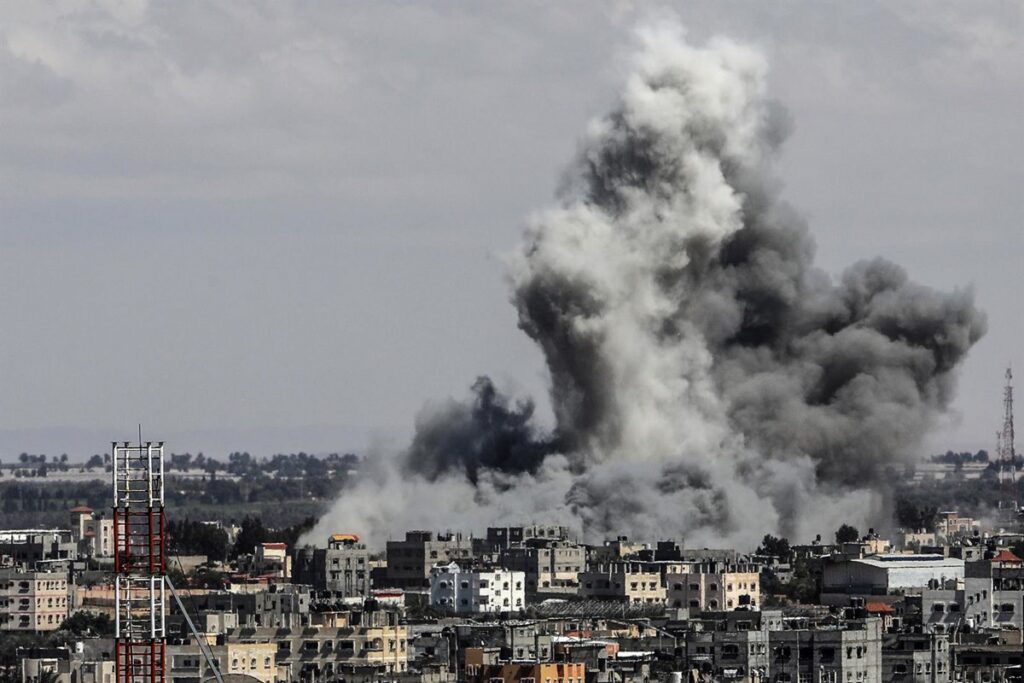 La violencia en la Franja de Gaza escala, con al menos 55 muertos en ataques israelíes desde el amanecer de este lunes