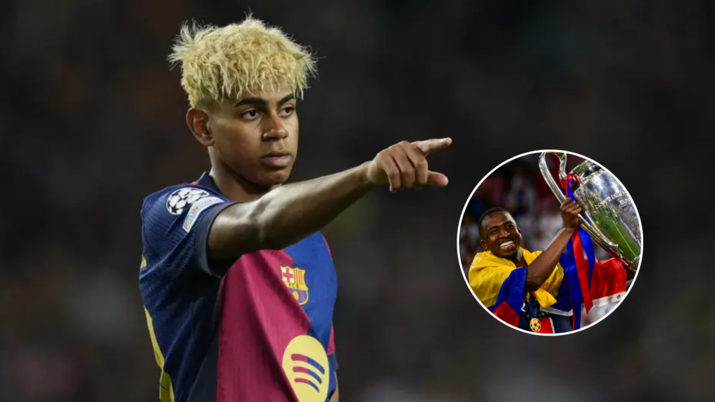 Lamine Yamal elogia a Willian Pacho como mejor defensor de la Champions