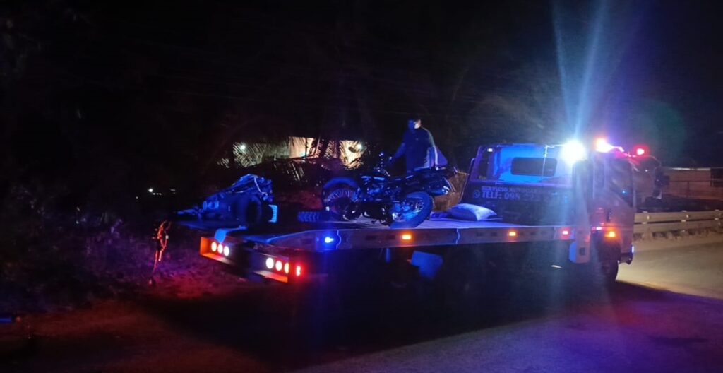 Las motocicletas fueron llevadas a los patios de retención de la Policía para las investigaciones.