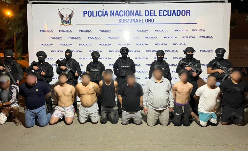 Los detenidos quedaron a disposición de las autoridades judiciales.