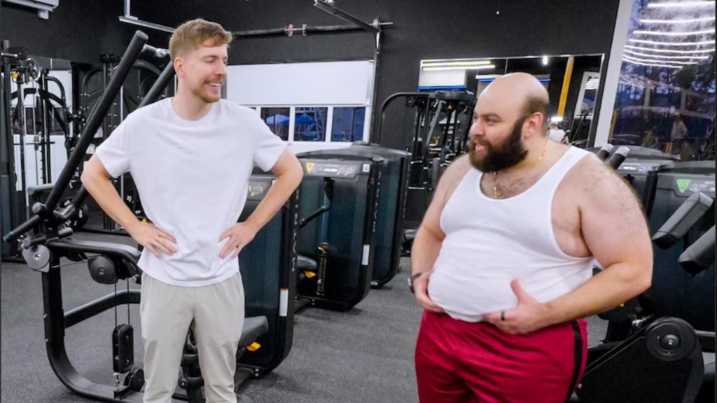 MrBeast sorprende con un nuevo y millonario reto Le entregó más de $400 mil a su amigo por perder 45 kilos de peso