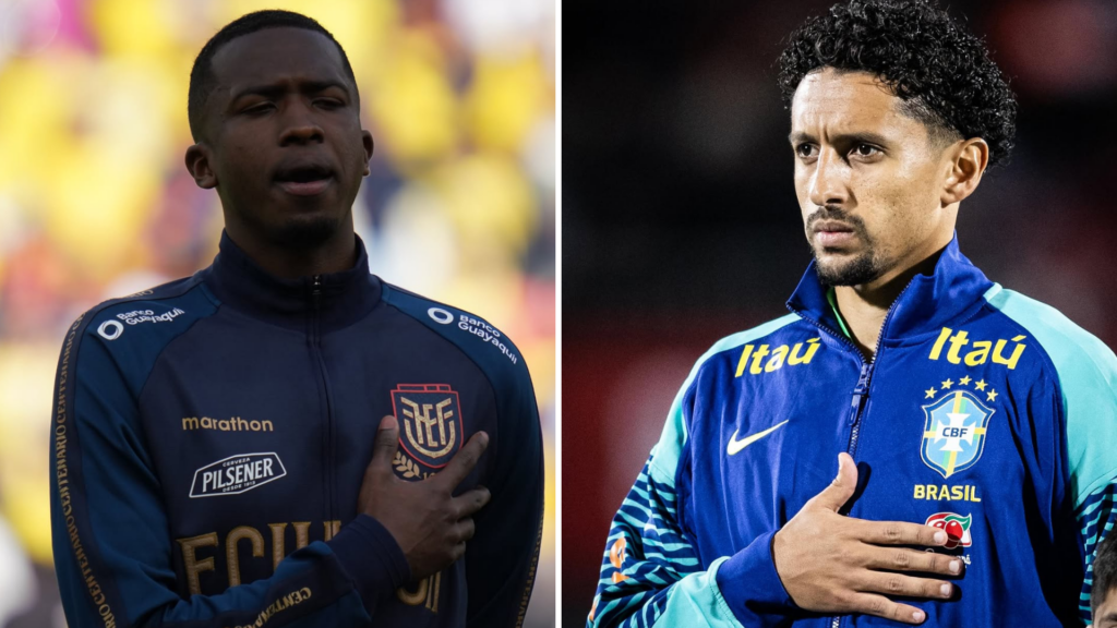 Pacho y Marquinhos, compañeros en PSG, se enfrentan en Ecuador vs. Brasil