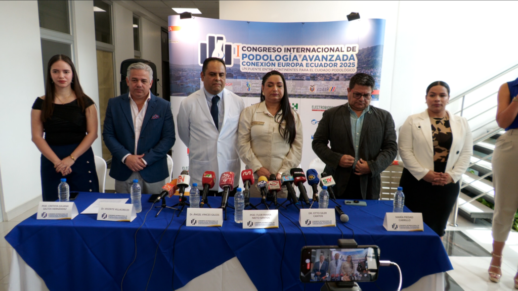 Portoviejo acoge congreso internacional de podología con expertos de Europa y Latinoamérica
