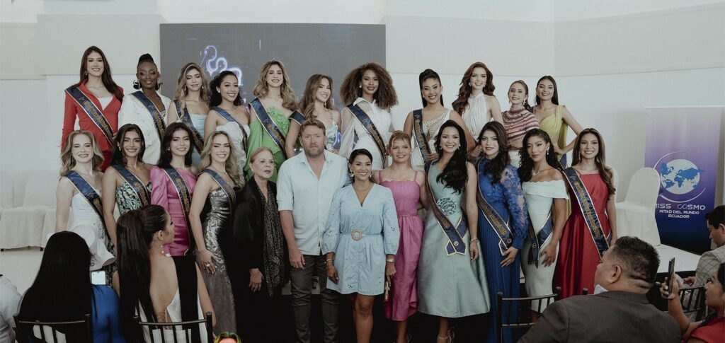 Presentación de las candidatas del Miss Ecuador 2025 la gala final se celebrará el 16 de agosto en Salinas