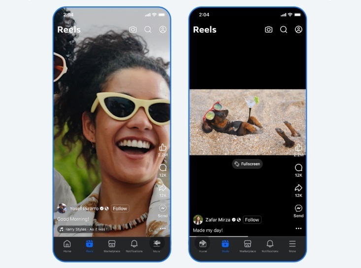 Todos los vídeos que se publiquen en Facebook se convertirán en 'reels'