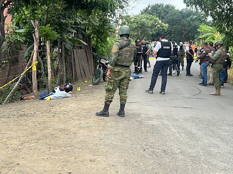 Tras el asesinato de una pareja en la ciudadela Bellavista, en Portoviejo, dos hombres resultaron detenidos por la Policía.