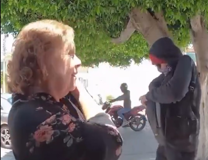Durante el atraco, el sospechoso se percató que la