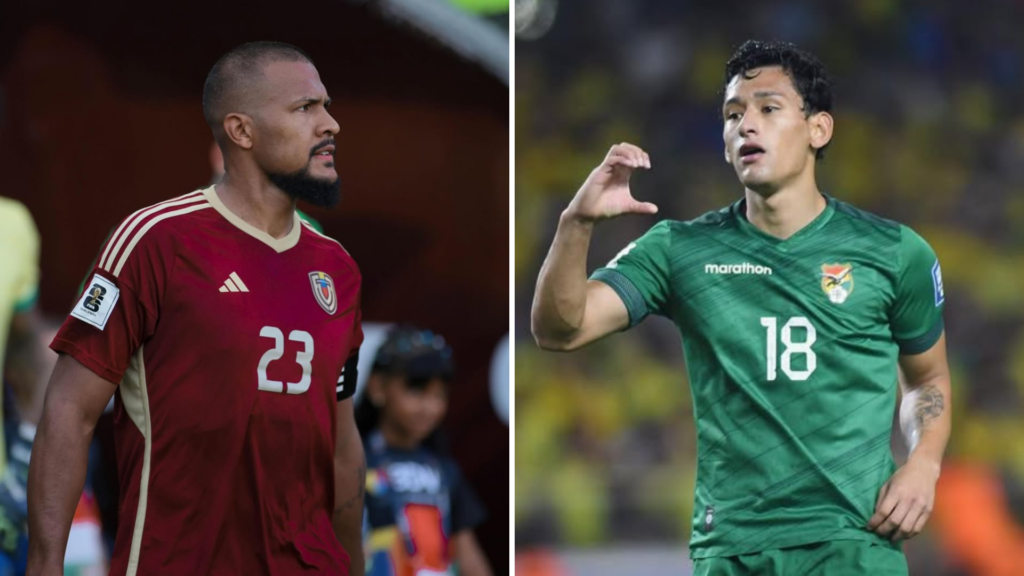 Venezuela y Bolivia se enfrentan por el repechaje en las Eliminatorias Sudamericanas 2026