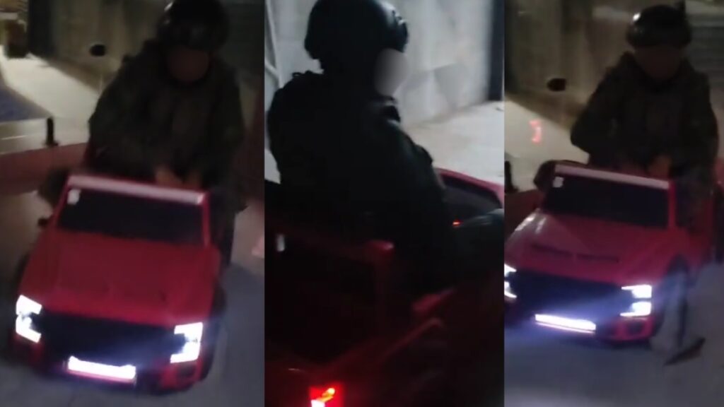 Video: Militares se grabaron jugando en la casa de José Adolfo Macías Villamar, alias "Fito", después de su recaptura. (Redes Sociales).