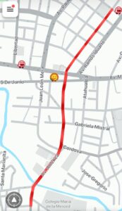tráfico vehicular