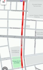 tráfico vehicular