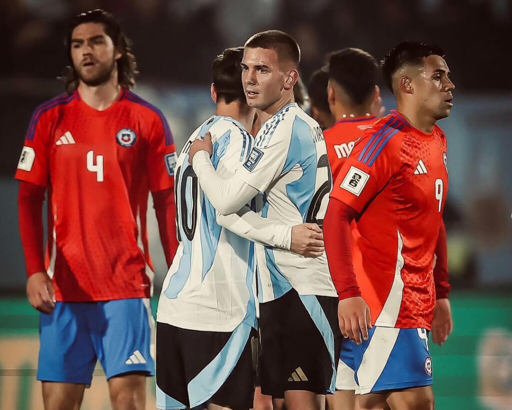 Jugadores de la selección argentina.