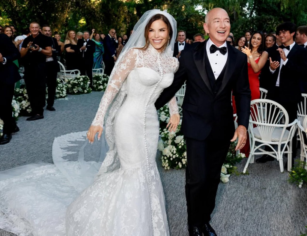 La boda de Jeff Bezos y Lauren Sánchez contó con más de 200 invitados